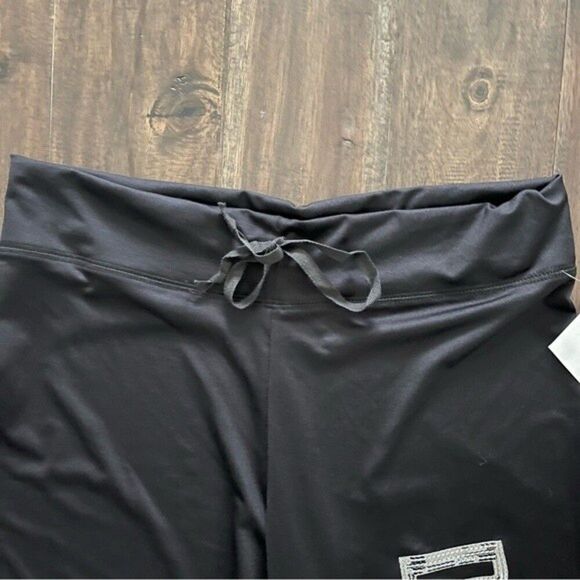 Stars Dancewear Black with Silver Sequin DANCE Pants XL NWT - Picture 6 of 6